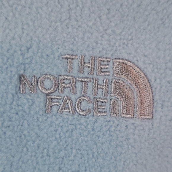 The North Face powder blue full zip- fleece - Picture 7 of 8